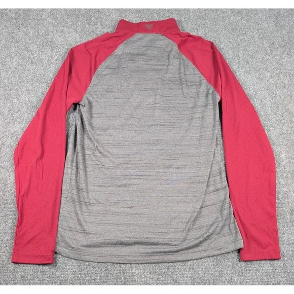 Texas Rangers Levelwear 1/4 Zip Pullover Womens Small Gray Performance Baseball‎ - Picture 8 of 9